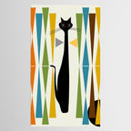 Mid-Century Modern Art Cat 2 Tablecloth Gallery Image 2