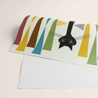 Mid-Century Modern Art Cat 2 Wrapping Paper Gallery Image 2