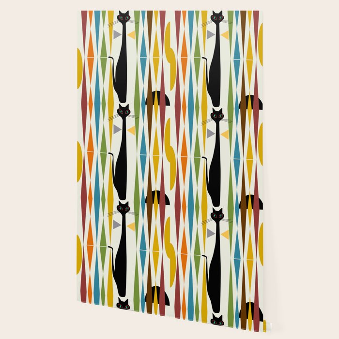 Mid-Century Modern Art Cat 2 Wallpaper Gallery Image 2