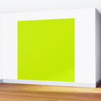 Bright Neon Yellow Green Chartreuse Solid Color Wall Mural Gallery Image 2
