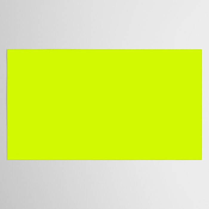 Bright Neon Yellow Green Chartreuse Solid Color Tablecloth Gallery Image 2