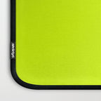 Bright Neon Yellow Green Chartreuse Solid Color Laptop Sleeve Gallery Image 3