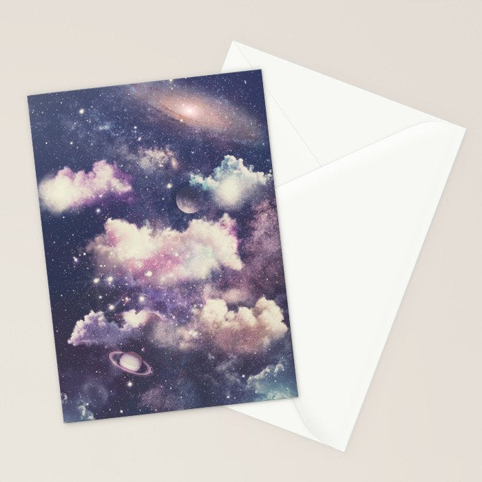 Deep Space Theme Stationery Card Gallery Image 2