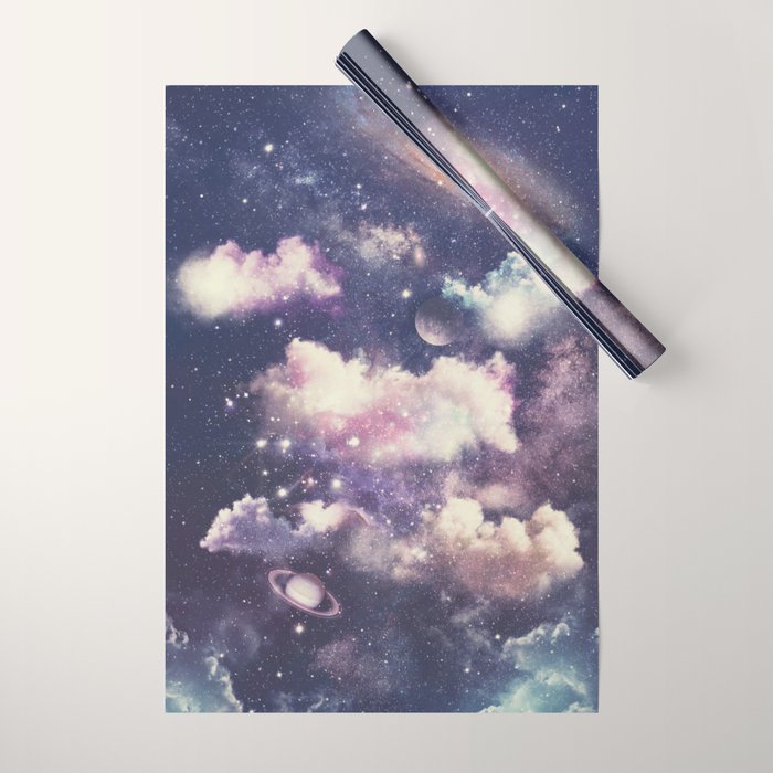 Deep Space Theme Wrapping Paper Gallery Image 1