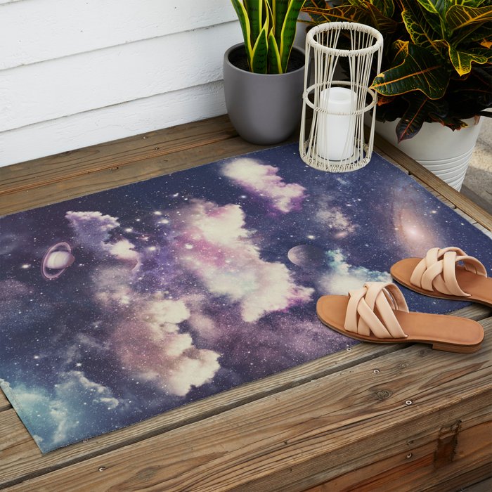Deep Space Theme Outdoor Rug Gallery Image 2