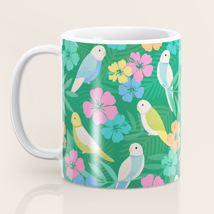 Parakeet Paradise Coffee Mug Gallery Image 3