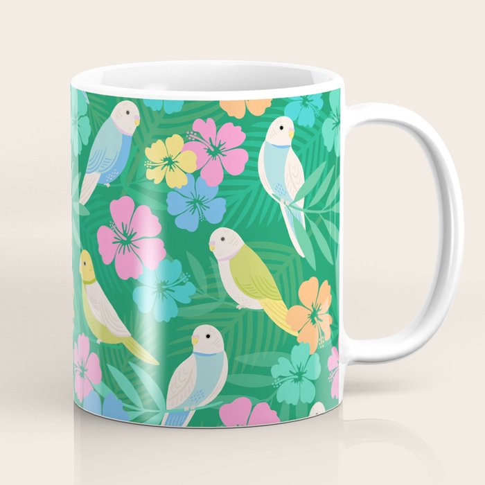 Parakeet Paradise Coffee Mug Gallery Image 1