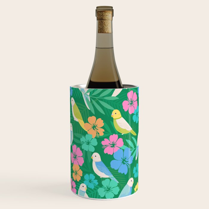Parakeet Paradise Wine Chiller Gallery Image 1