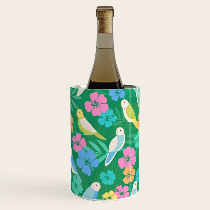 Parakeet Paradise Wine Chiller Gallery Image 2