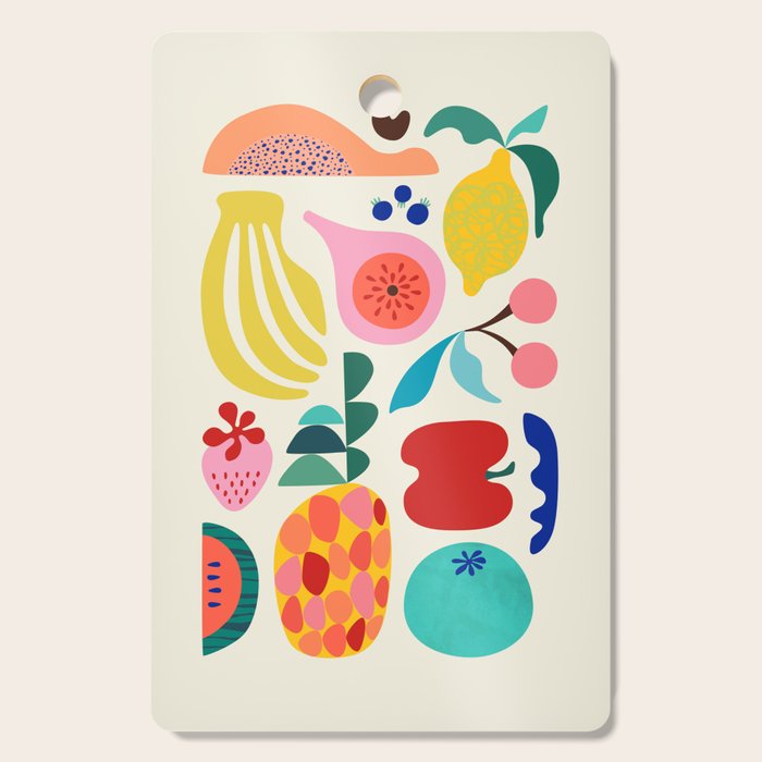 Summer Fruit 2 Cutting Board Gallery Image 1