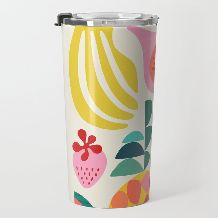 Summer Fruit 2 Travel Mug Gallery Image 3