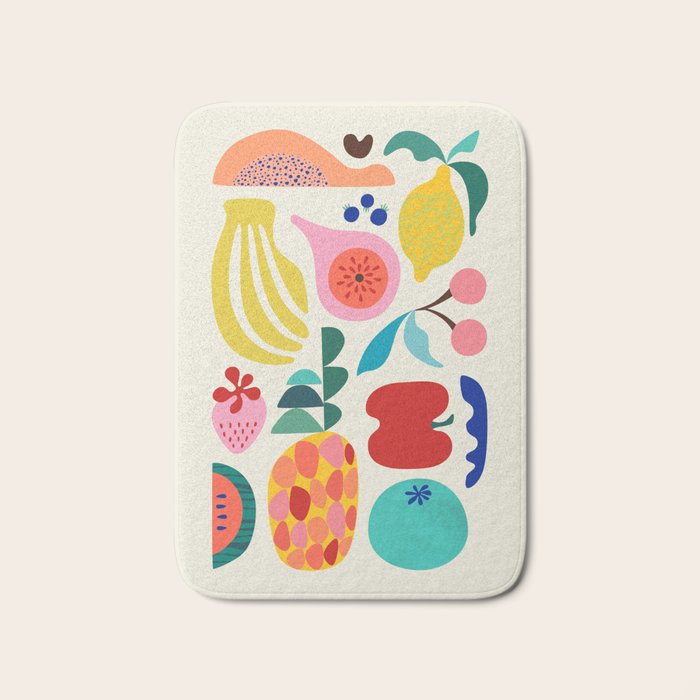 Summer Fruit 2 Bath Mat Gallery Image 1