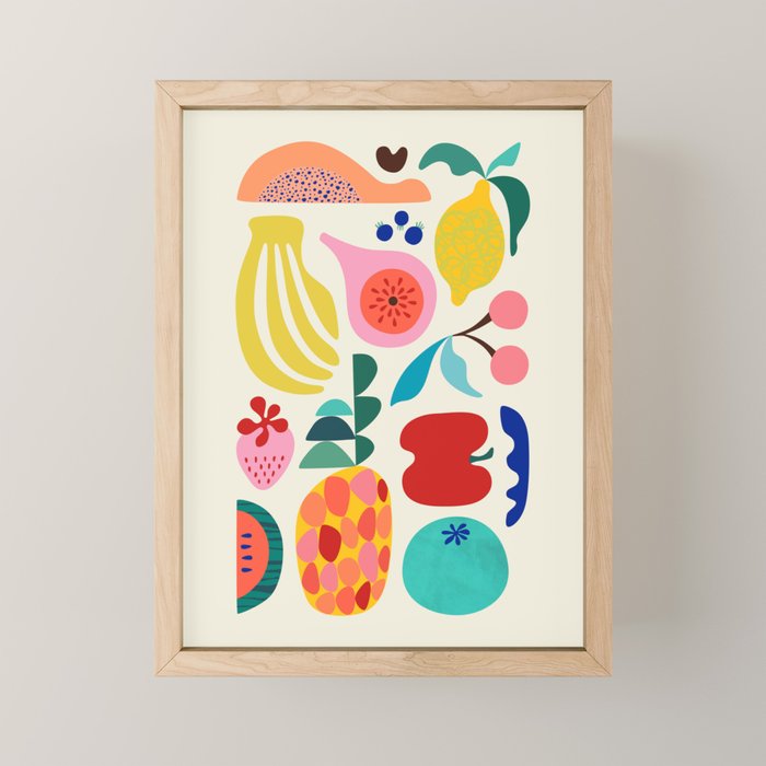 Summer Fruit 2 Mini Art Print Gallery Image 1