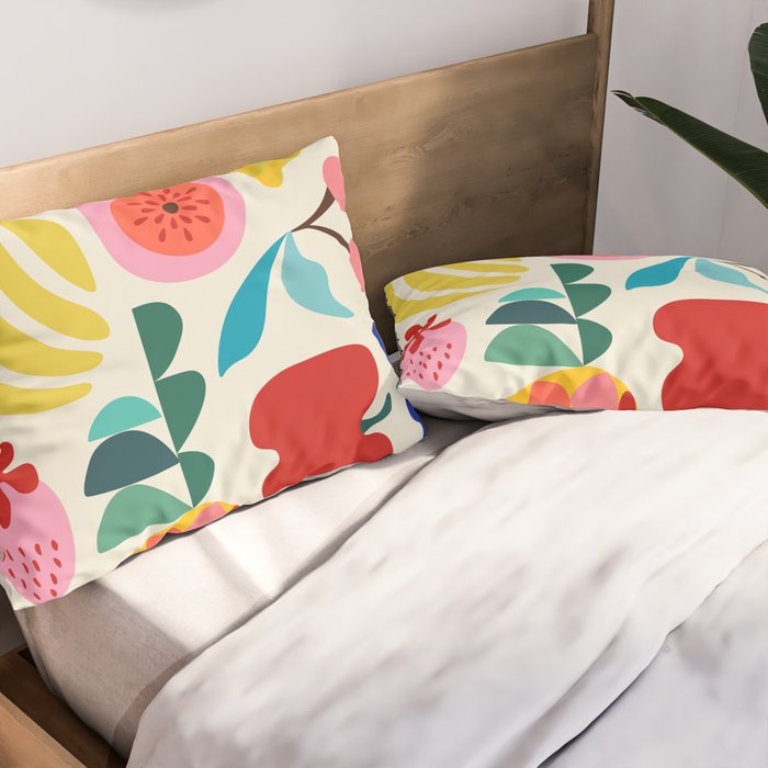 Summer Fruit 2 Pillow Sham Gallery Image 2