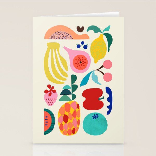 Summer Fruit 2 Stationery Card Gallery Image 1