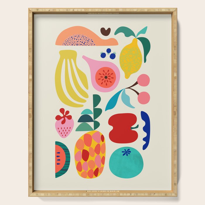 Summer Fruit 2 Serving Tray Gallery Image 1