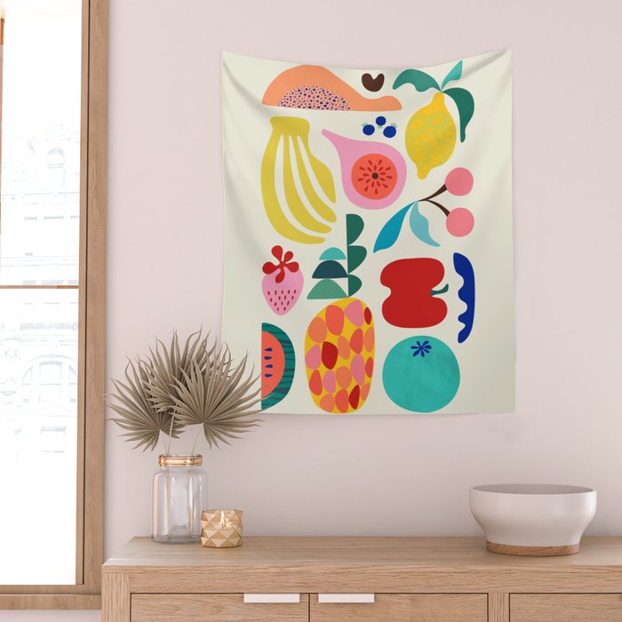 Summer Fruit 2 Wall Tapestry Gallery Image 2