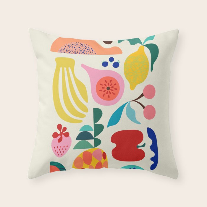 Summer Fruit 2 Throw Pillow Gallery Image 6