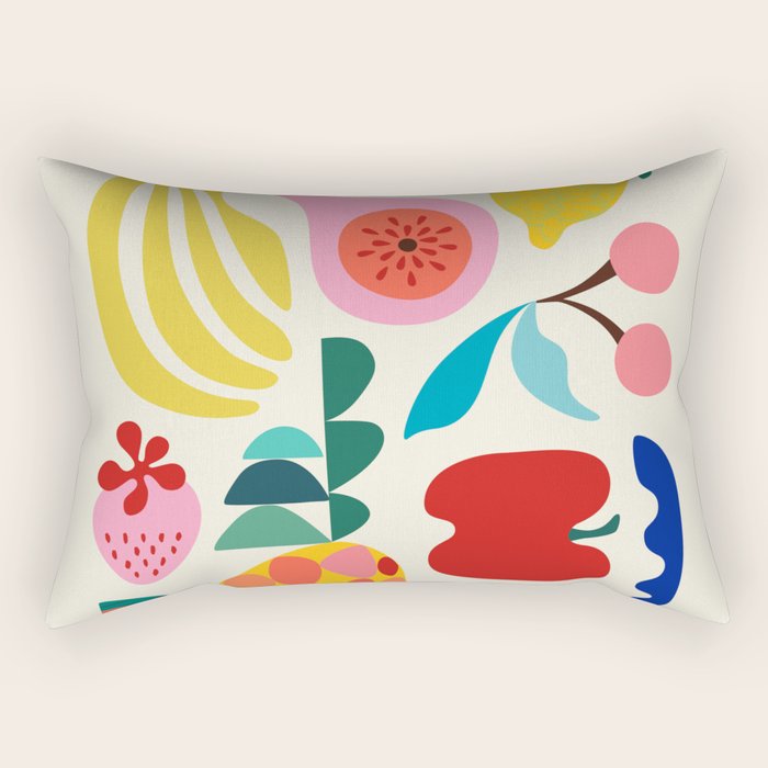 Summer Fruit 2 Rectangular Pillow Gallery Image 2
