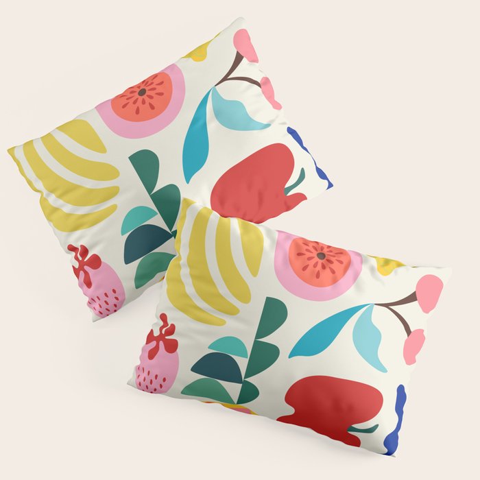 Summer Fruit 2 Pillow Sham Gallery Image 1