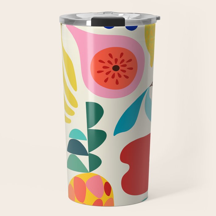 Summer Fruit 2 Travel Mug Gallery Image 1