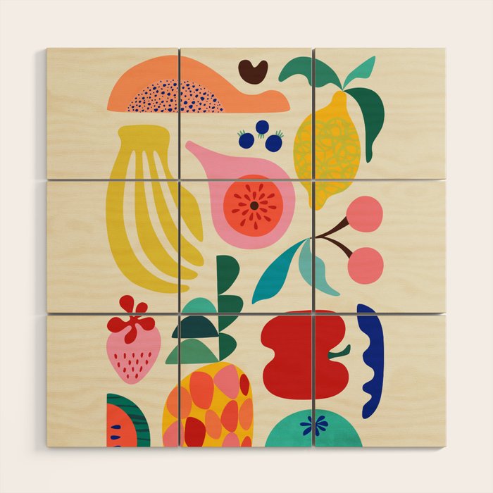 Summer Fruit 2 Wood Wall Art Gallery Image 1