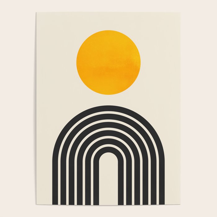 Gold Sun I: Mid-Century Modern Edition Poster Gallery Image 4