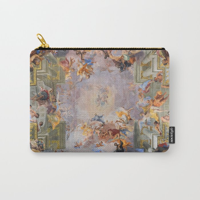 The Triumph Of St Ignatius Ceiling Painting Fresco Renaissance  Carry All Pouch Gallery Image 1