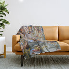 The Triumph Of St Ignatius Ceiling Painting Fresco Renaissance  Throw Blanket Gallery Image 1