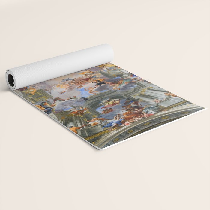 The Triumph Of St Ignatius Ceiling Painting Fresco Renaissance  Yoga Mat Gallery Image 2