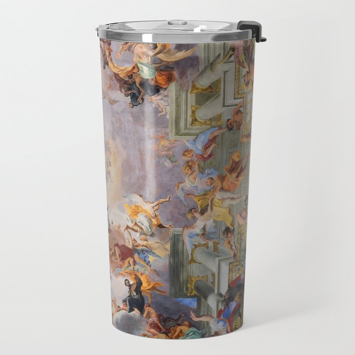 The Triumph Of St Ignatius Ceiling Painting Fresco Renaissance  Travel Mug Gallery Image 2