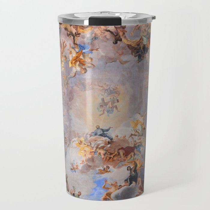 The Triumph Of St Ignatius Ceiling Painting Fresco Renaissance  Travel Mug Gallery Image 1
