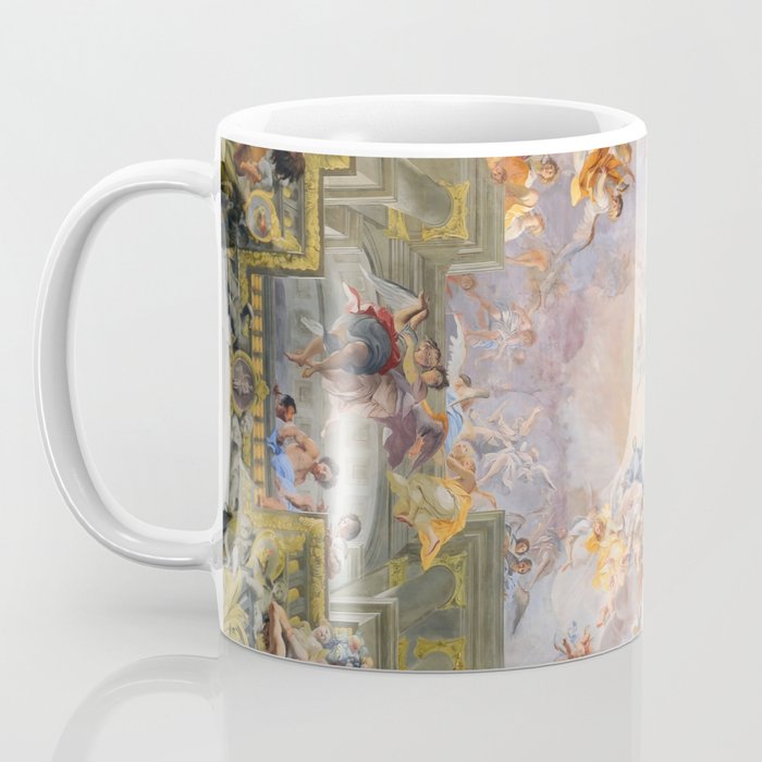 The Triumph Of St Ignatius Ceiling Painting Fresco Renaissance  Coffee Mug Gallery Image 3