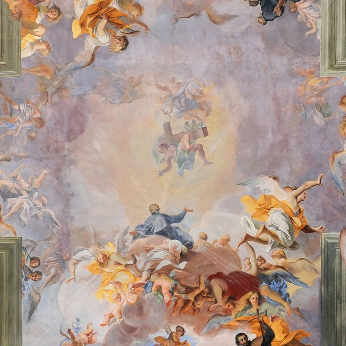 The Triumph Of St Ignatius Ceiling Painting Fresco Renaissance  Coffee Mug Gallery Image 2