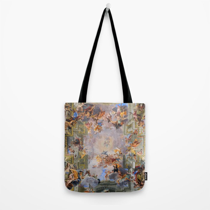 The Triumph Of St Ignatius Ceiling Painting Fresco Renaissance  Tote Bag Gallery Image 2