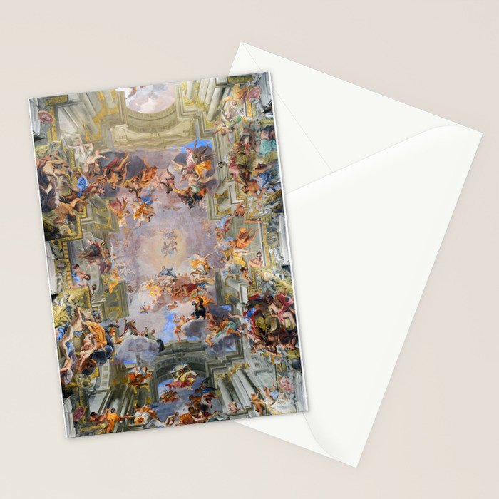 The Triumph Of St Ignatius Ceiling Painting Fresco Renaissance  Stationery Card Gallery Image 2
