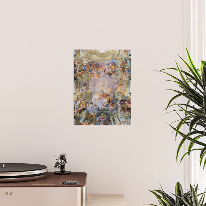 The Triumph Of St Ignatius Ceiling Painting Fresco Renaissance  Poster Gallery Image 2