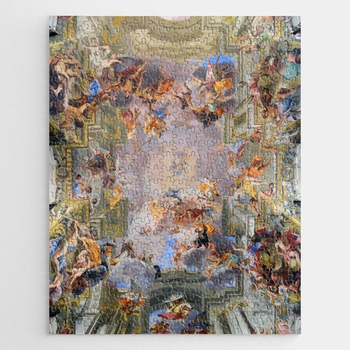 The Triumph Of St Ignatius Ceiling Painting Fresco Renaissance  Jigsaw Puzzle Gallery Image 1