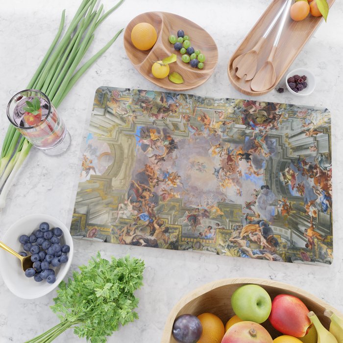 The Triumph Of St Ignatius Ceiling Painting Fresco Renaissance  Cutting Board Gallery Image 2