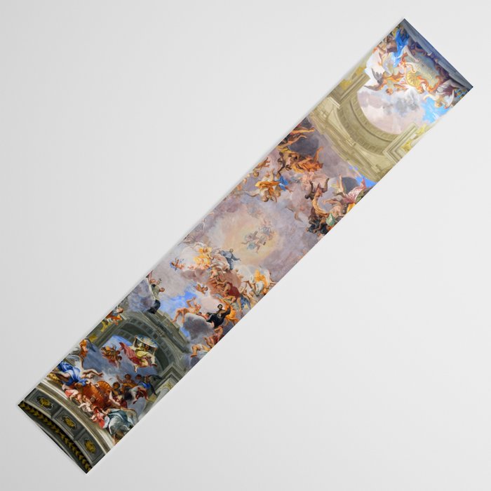 The Triumph Of St Ignatius Ceiling Painting Fresco Renaissance  Table Runner Gallery Image 3