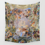 The Triumph Of St Ignatius Ceiling Painting Fresco Renaissance  Wall Tapestry Gallery Image 4