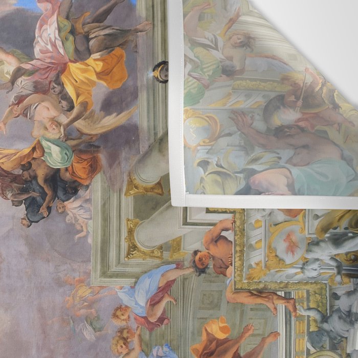 The Triumph Of St Ignatius Ceiling Painting Fresco Renaissance  Wall Tapestry Gallery Image 3