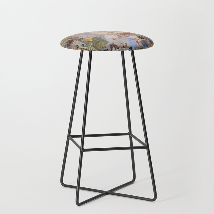 The Triumph Of St Ignatius Ceiling Painting Fresco Renaissance  Stool Gallery Image 1