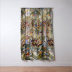 The Triumph Of St Ignatius Ceiling Painting Fresco Renaissance  Window Curtain Gallery Image 3