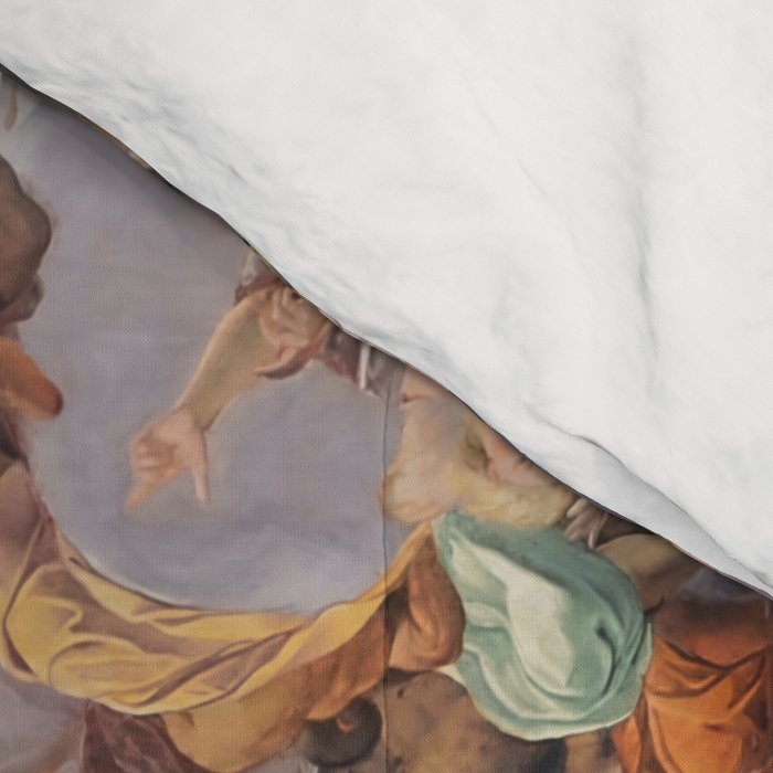 The Triumph Of St Ignatius Ceiling Painting Fresco Renaissance  Comforter Gallery Image 4