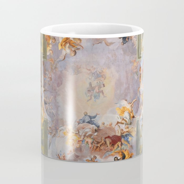 The Triumph Of St Ignatius Ceiling Painting Fresco Renaissance  Coffee Mug Gallery Image 4