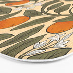 Art Nouveau Oranges Bath Mat Gallery Image 3
