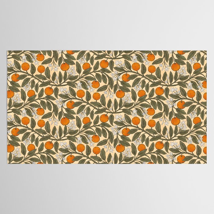Art Nouveau Oranges Tablecloth Gallery Image 2