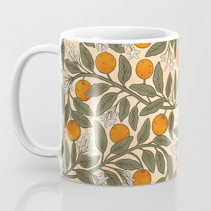 Art Nouveau Oranges Coffee Mug Gallery Image 3
