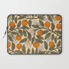 Art Nouveau Oranges Laptop Sleeve Gallery Image 1